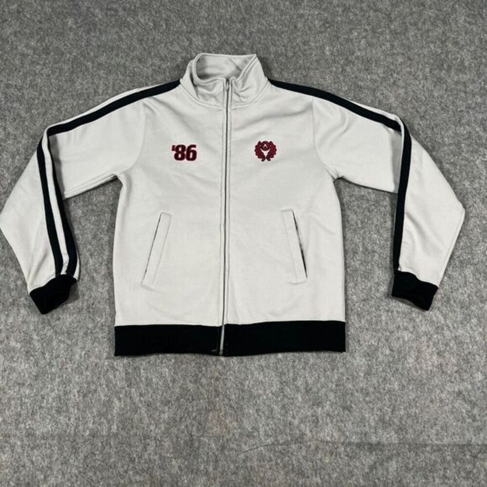 Airwalk Men's Track Jacket Size S Gray Full Zipper High Neck